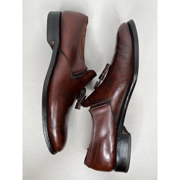 Allen Edmonds Leather Tassel Loafers Dress Shoes Mens 11.5 AA main image 4